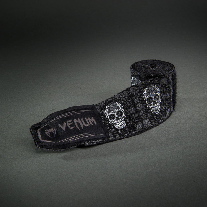 Бинтове - VENUM - Santa Muerte Handwraps - Black - 4m ​